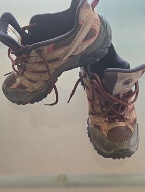 Merrell Women's Brown and Burgundy Hiking Sneakers